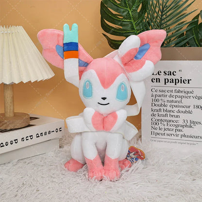 31cm Pokémon Plush – Shiny Umbreon Soft Stuffed Anime Doll | Eevee, Sylveon, Vaporeon, Flareon Collectible Toy