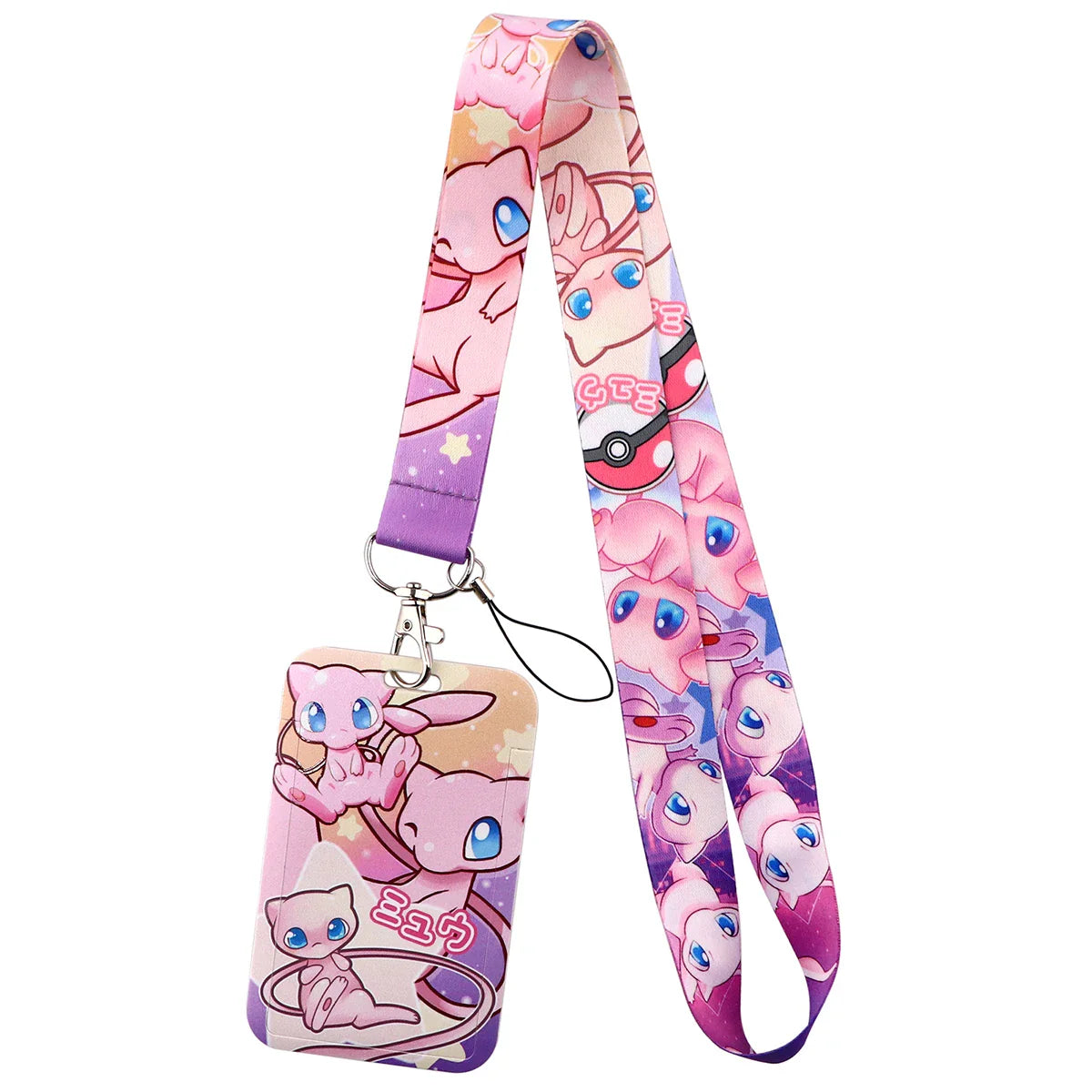 FI24 Japanese Anime Lanyard – Student Card & Badge Holder, Neck Strap for Phone, Subway & Access Cards, Gift for Kids