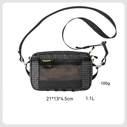 Waterproof UHMWPE Waist Fanny Pack – 1.1L Lightweight Hip Bag for Cycling, Running, Hiking & Outdoor Sports, 70g