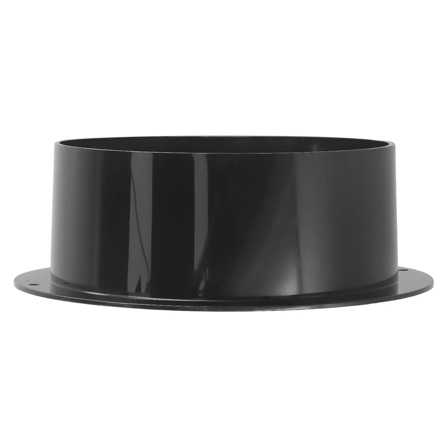 ABS Round Vent Pipe Connector – Wall Flange Duct Adapter for Ventilation Systems (100/125/150mm)