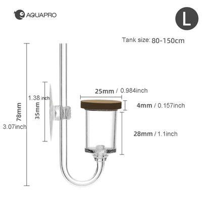 Aquarium CO2 Diffuser – Mini Bubble Counter for Fish Tank, Sprayer Equipment & Terrarium Marine Tools Accessory