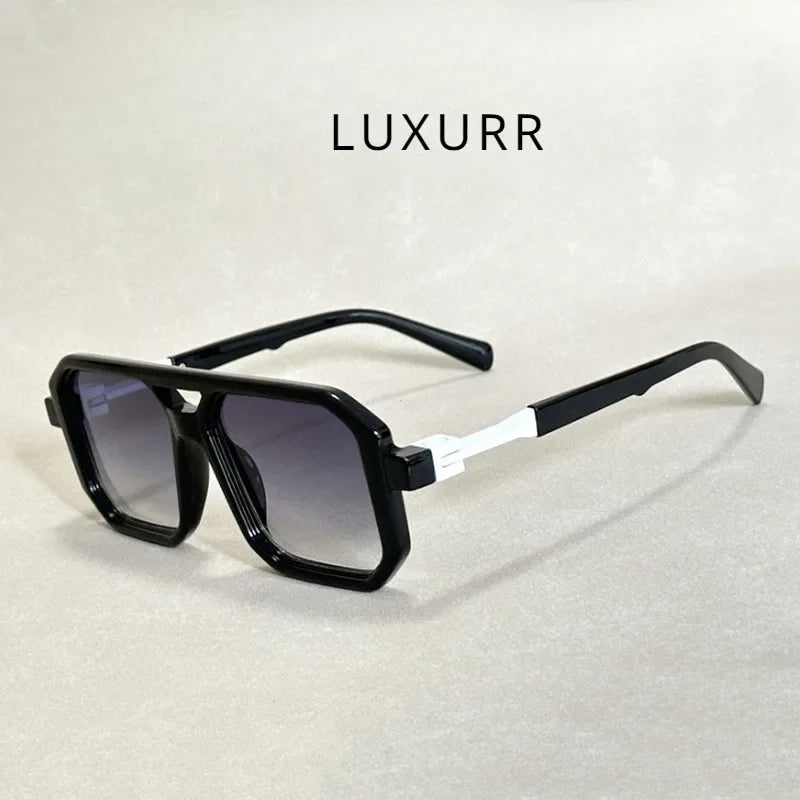 2024 Vintage Fashion Sun Protection Sunglasses – Square Retro Shades for Men & Trendy Women’s Gafas De Sol
