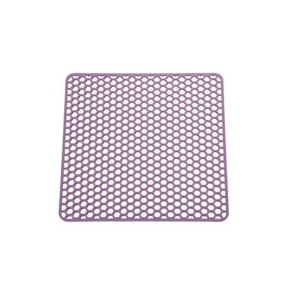 Food-Grade Silicone Hollow Insulation Mat – Non-Slip Kitchen Sink Protector & Desktop Table Mat