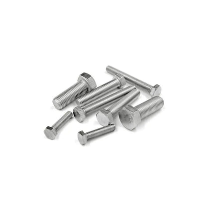 304 Stainless Steel Hex Head Screw – American-Made ANSIB18.2.1 Standard Bolts in 1/4, 5/16, 3/8, 7/16, 1/2, 5/8 Sizes