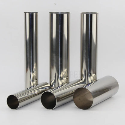 304 Stainless Steel Exhaust Pipe Connector Tube – 1.2mm Thick Muffler Connection Pipe (32–89mm Diameter) for Automotive Use