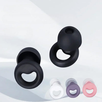 Anti-Noise Silicone Earplugs — Sleep, Noise Reduction, Waterproof Swimming, Soft Soundproof Ear Protectors