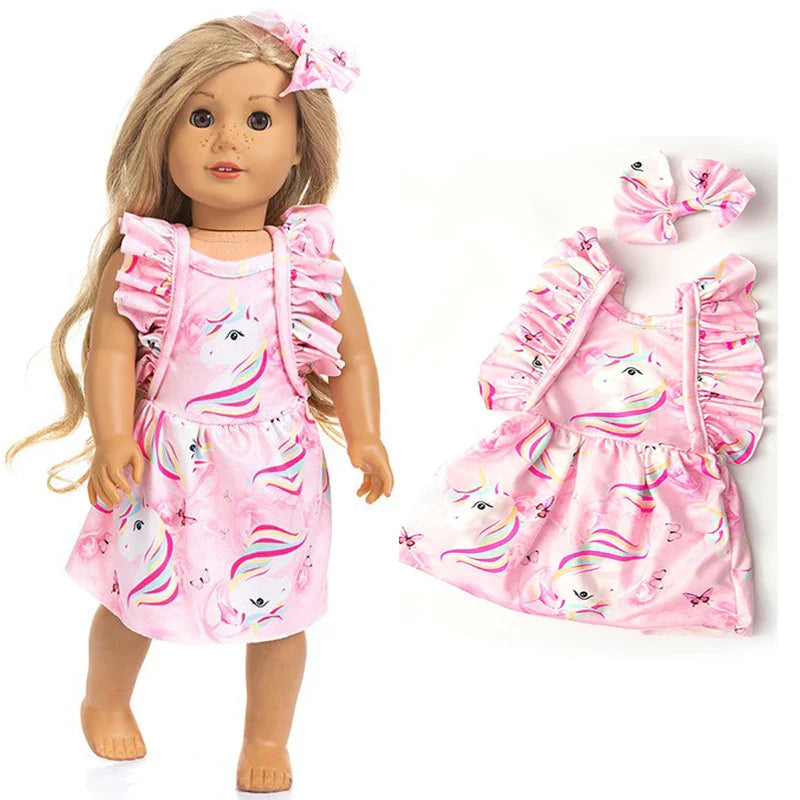 18-Inch American Girl Doll Clothes – Coat, Tights & Pants Outfit for Newborn & Baby Dolls