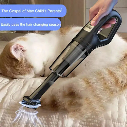 Wireless Handheld Vacuum Cleaner – Powerful Suction, Quick-Charge Rechargeable Cleaner for Car, Home & Pet Hair
