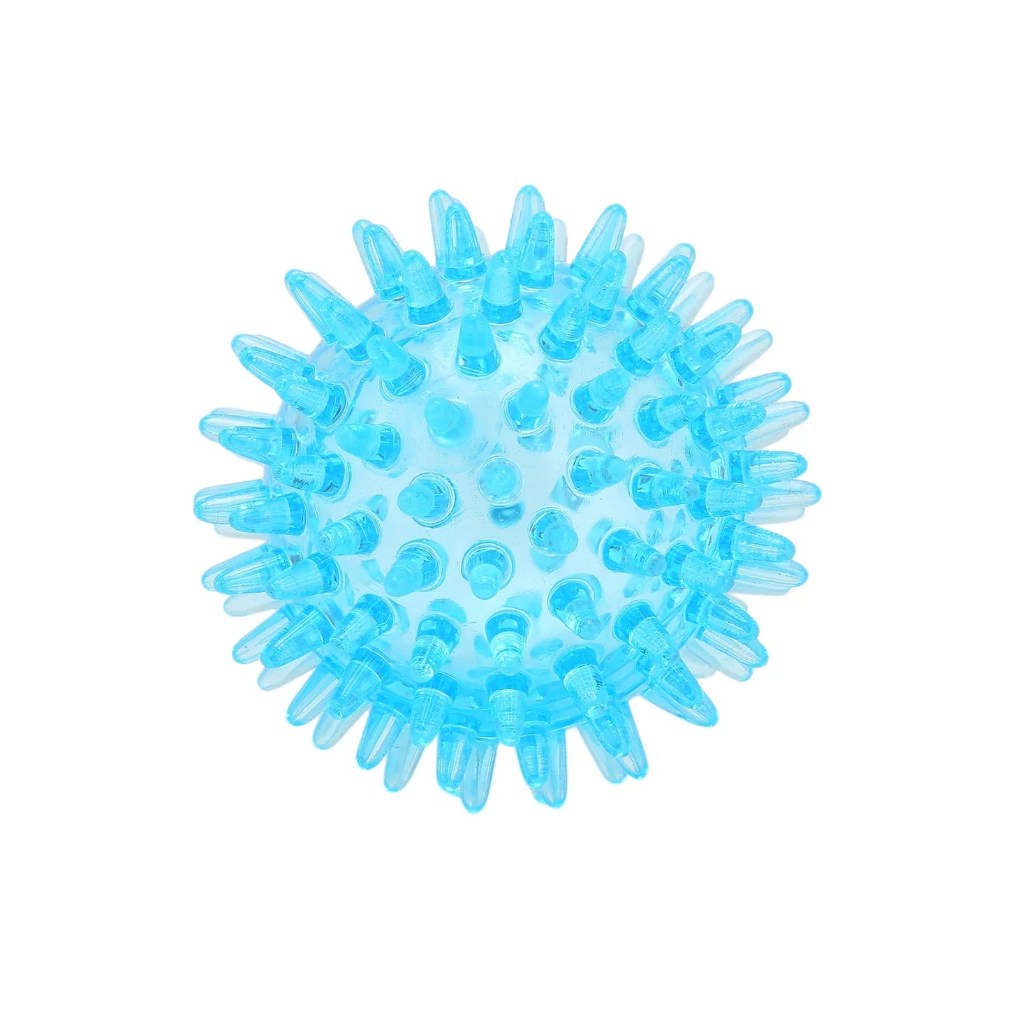 Spiky Hollow Massage Ball – Soft Transparent Stress Relief & Hand Wrist Strength Recovery Exercise Ball