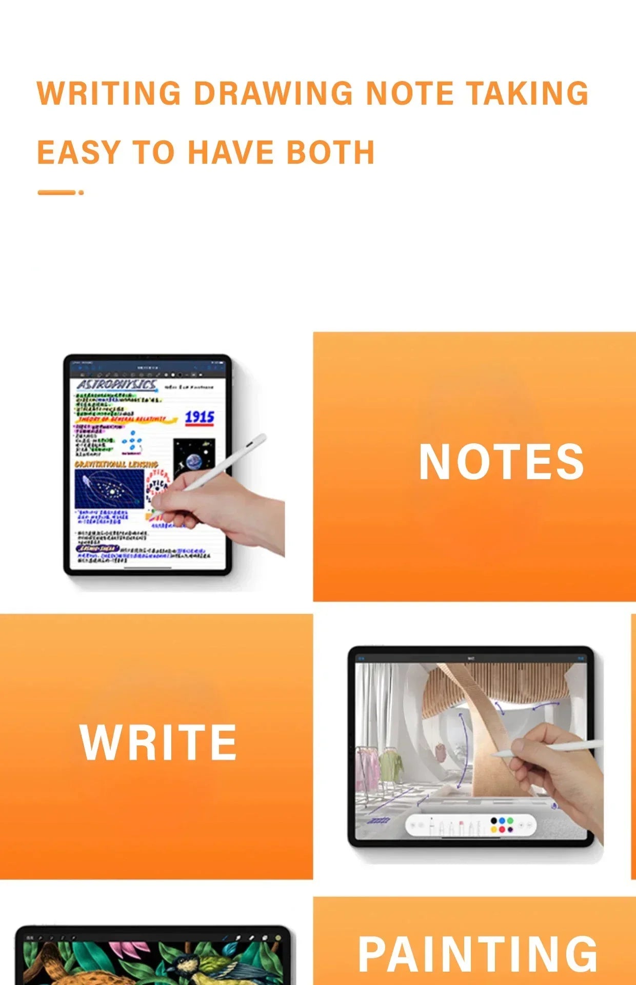2024 Universal Stylus Pen for Android, iOS & Windows Capacitive Touchscreen - Compatible with Samsung, Huawei, Apple, Xiaomi