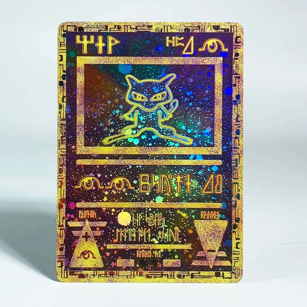 Pokemon Ancient Mew Collection Card – Classic Limited Anime Cards, Zekrom, Reshiram, Victini Holographic Proxy, Gift Toy