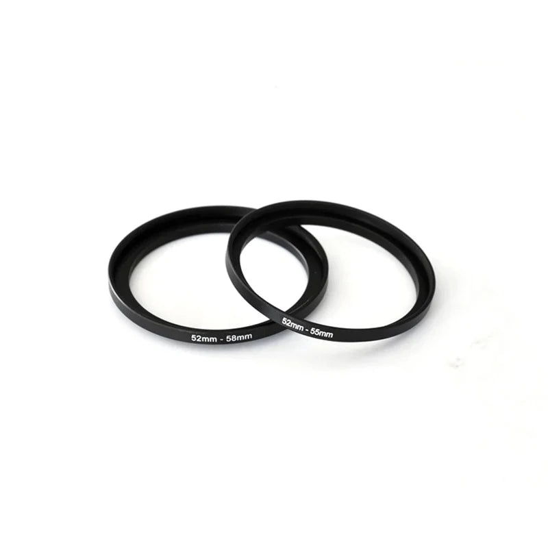 9/18 Pcs Camera Lens Filter Step Up & Down Adapter Rings — Metal Filter Mount Kit for DSLR 37-82mm & 82-37mm