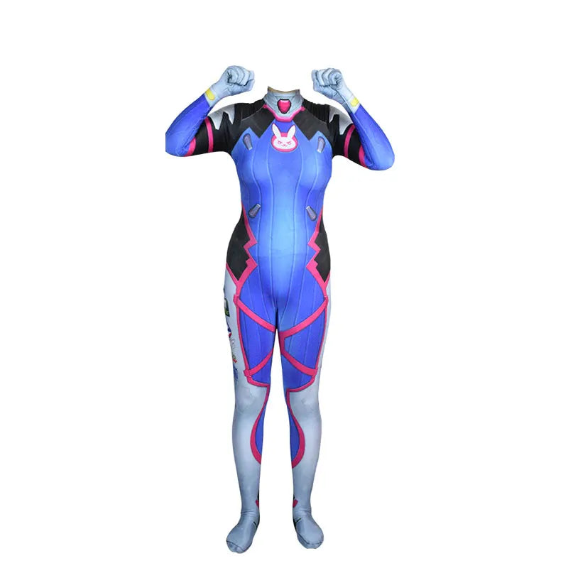 Women’s Superhero Jumpsuit – Adult Cosplay Zentai Bodysuit Costume for Halloween