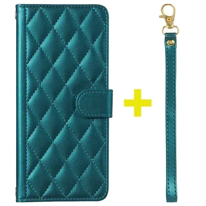 Xiaomi Redmi Note 11 Series Leather Flip Case – Crossbody Wallet Cover for Note 11 Pro 5G/11S/11E/10S/10T/9S/8 Pro