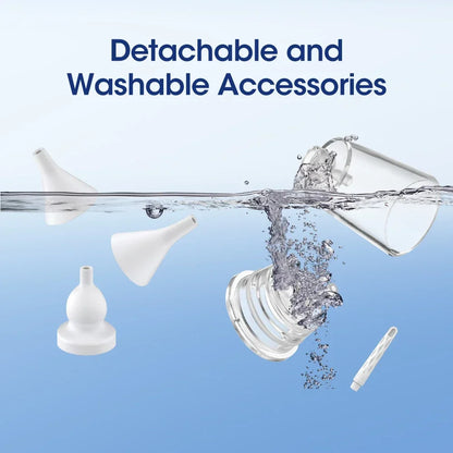 2-in-1 Intelligent Earwax Remover Vacuum Kit – 3-Level Adjustable Suction, Low-Noise Ear Cleaning & Dryer Tool for Adults & Kids