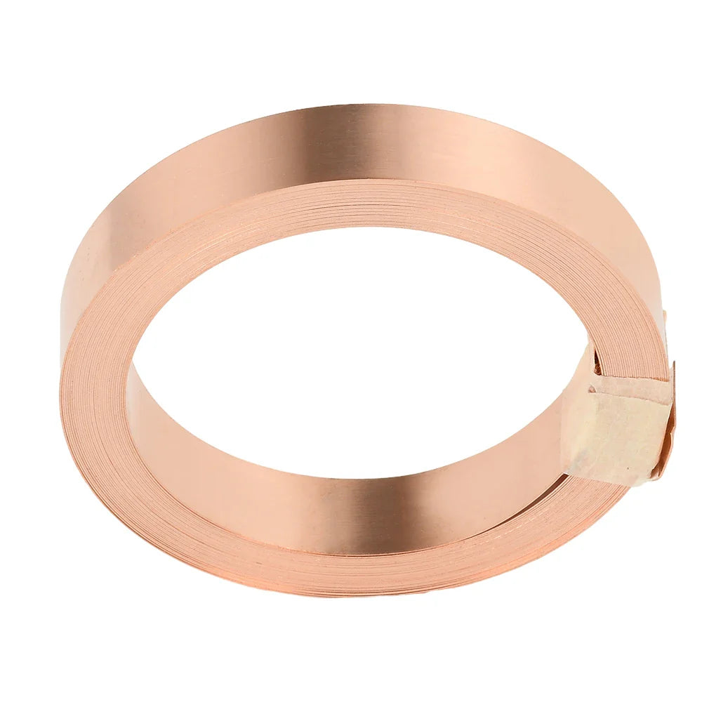 5M T2 Pure Copper & Nickel Strip — 0.15mm/0.2mm Nickel-Plated Copper Belt for 18650, 26650, 21700 Lithium Battery Pack Spot Welding