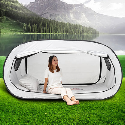 Outdoor Folding Privacy Pop-Up Bed Tent – Fully Enclosed Shaded Camping Tent for Kids & Adults