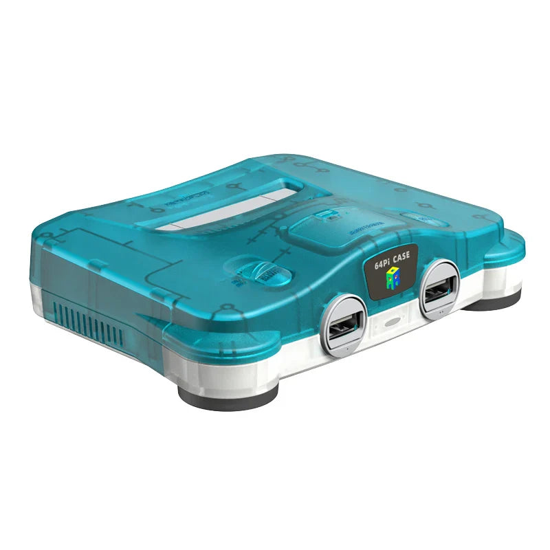 RetroFlag 64Pi Retro Gaming Case for Raspberry Pi 5 – Dual USB Ports, SD Card Storage, Safe Shutdown & Reset Support