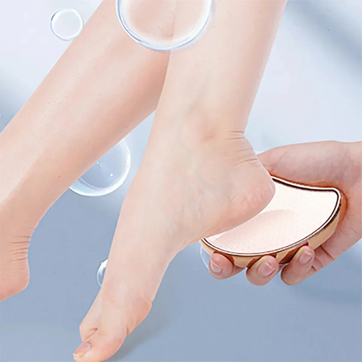 Nano Glass Foot Grinder – Dead Skin & Callus Remover, Heel Scraping Pedicure File, Sole Skin Grinding Stone