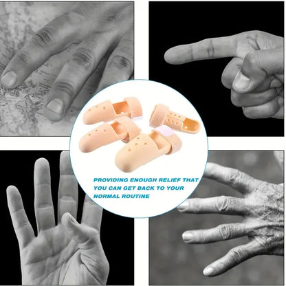 Plastic Finger Splint for Trigger Finger — Thumb Support Brace for Straightening & Injury Protection