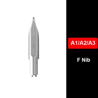 Majohn A1/A2/A3 Fountain Pen Replacement Nibs - EF/F Nib with Rubber Mat for Smooth Writing, Ink Pen Accessories