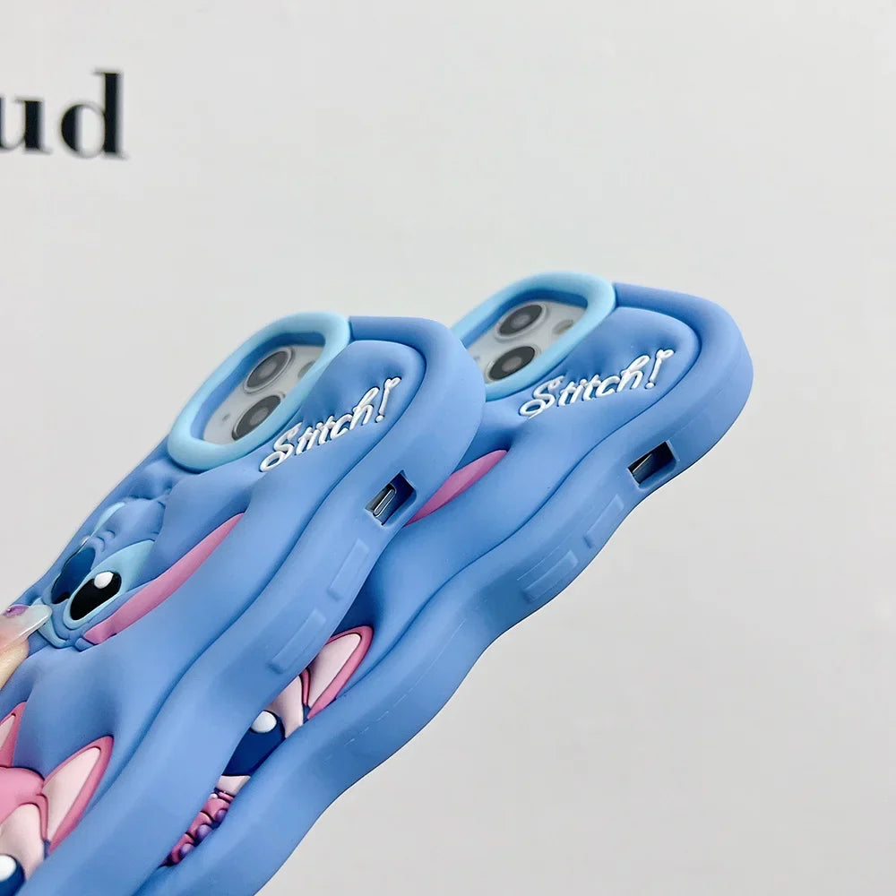 Stitch Soft Silicone Phone Case — Cartoon Cover for Samsung Galaxy A03S/A04E/A14-A16/A25-A36/A52-A56/S20-S25 Ultra & Plus