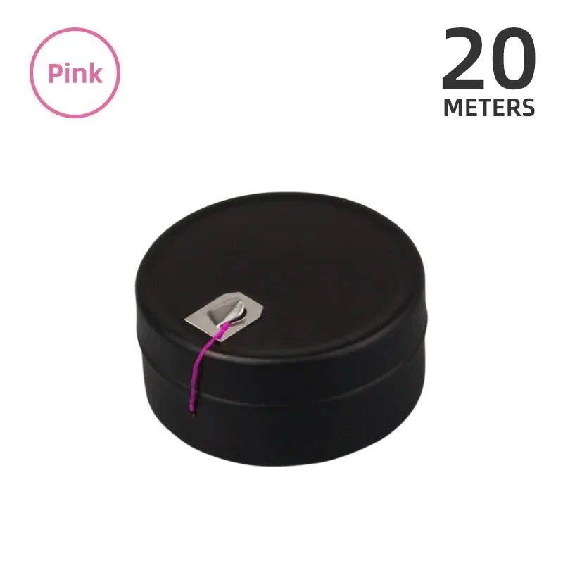 Microblading Eyebrow Mapping String - 10/20M Pre-Inked Brow Mapping Thread for Permanent Makeup Tattoo Design Tool