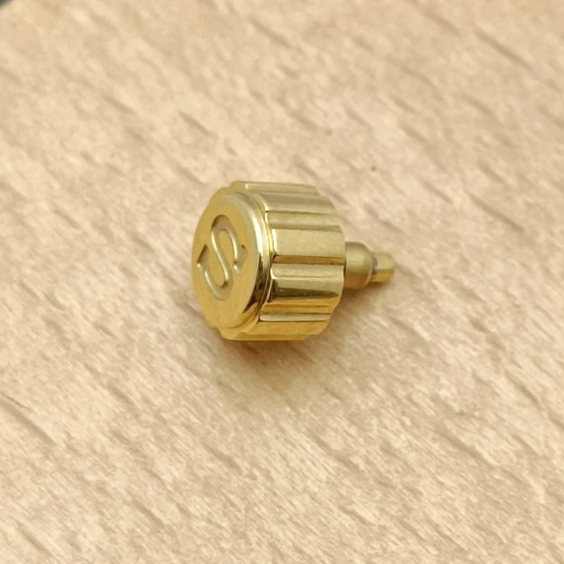 Silver, Gold & Black Watch Crown — Replacement for NH34/NH35/NH36 Movements SKX007
