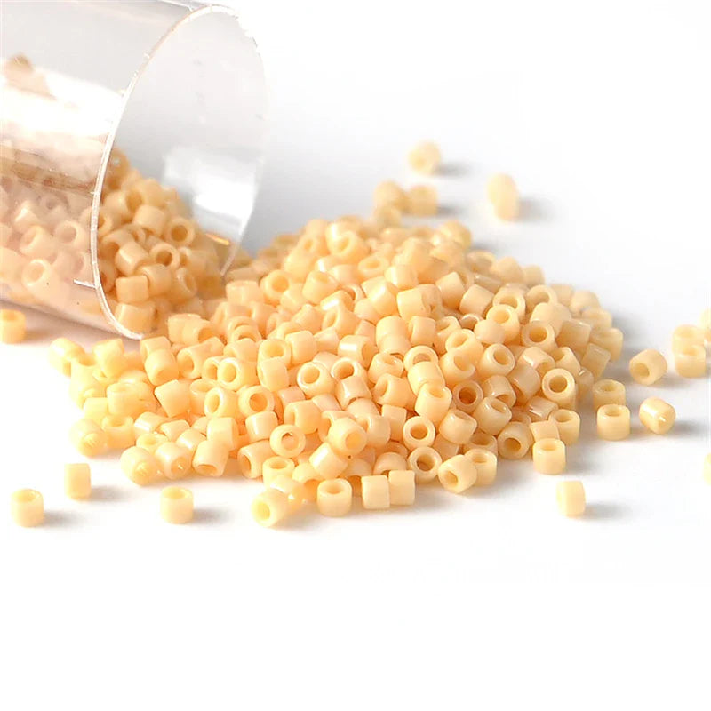 Miyuki Delica Seed Beads - 11/0 Glass Beads for DIY Jewelry, Bracelet Making & Craft Projects