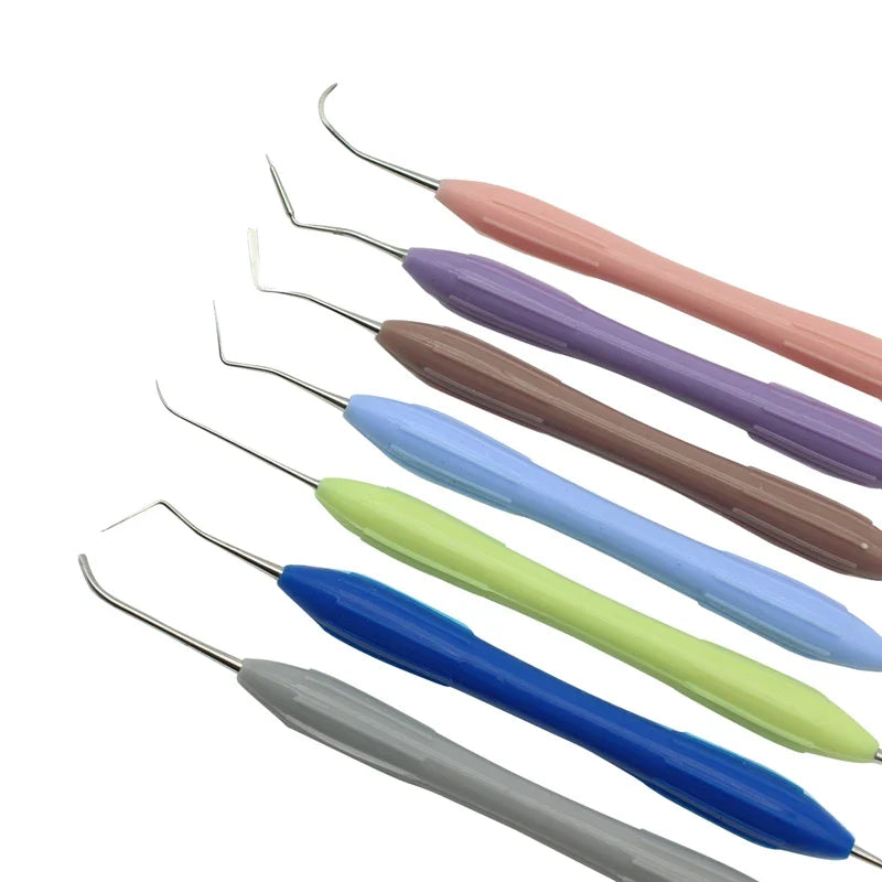 7pcs Dental Composite Resin Filling Spatula Set – Aesthetic Restoration Tools for Resin Filler & Dental Restoration