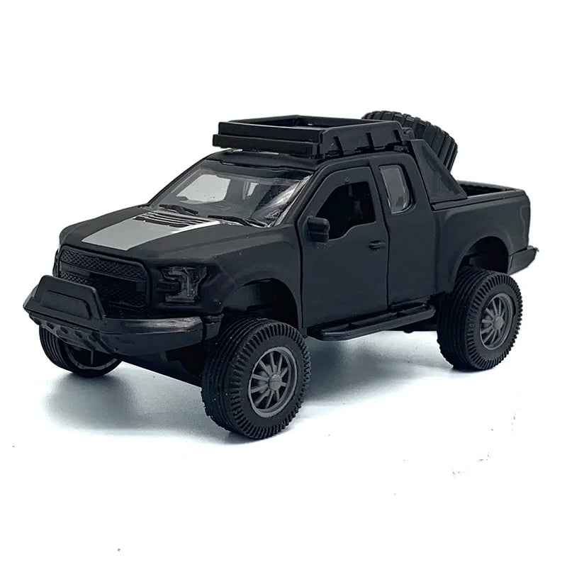 1:36 F-150 Alloy Car Model – Spring-Back Action Toy for Kids | Realistic Replica Vehicle