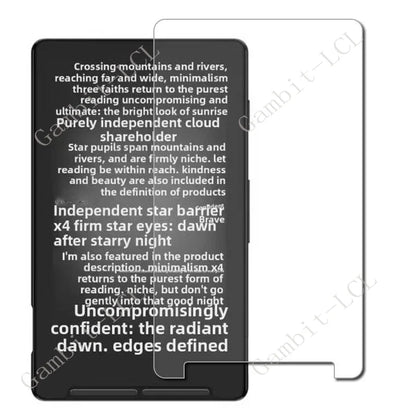 XTEINK X4 E-Book Reader Screen Protector - 9H HD Tempered Glass Magnetic Cover Film 4.3 Inch