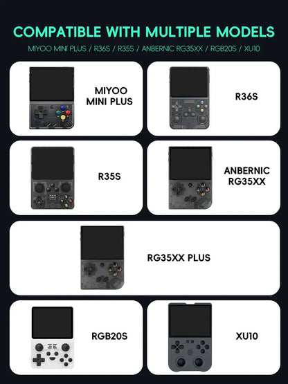 Data Frog Portable Bag for RG35XX Plus - Protective Case for ANBERNIC RG35XX, R36S, R35S & Miyoo Mini Plus Accessories