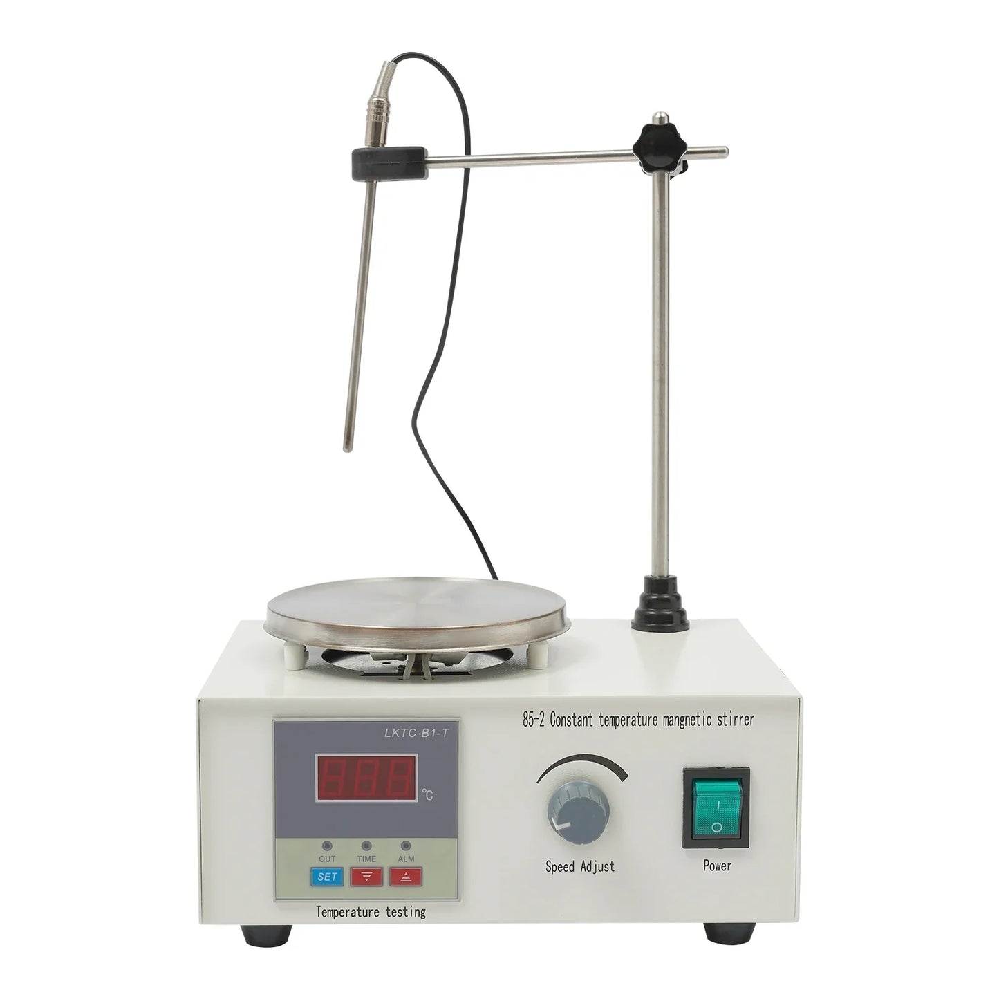 Digital Magnetic Stirrer 250W — Lab Tabletop Heating Plate Mixer, Large Volume, 304 Stainless Steel, 0–2000 RPM