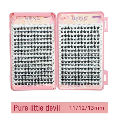 32 Rows Individual Eyelash Extensions – Professional Cluster Lashes for Grafting, Large Capacity by Flowerknow