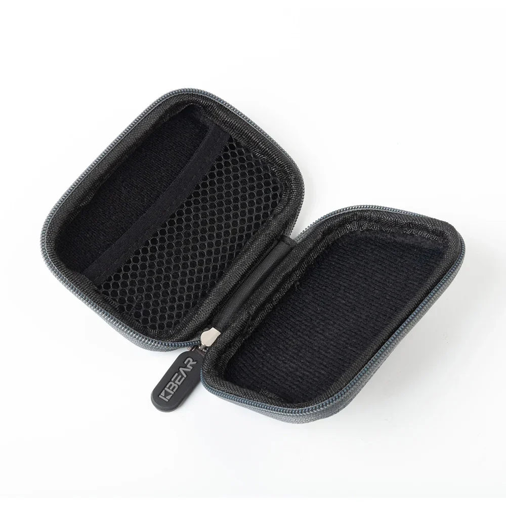 KBEAR High-End Fabric Earphone Case – Portable Storage Bag for TRI I3 Pro Headphones & IEM Accessories