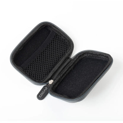 KBEAR High-End Fabric Earphone Case – Portable Storage Bag for TRI I3 Pro Headphones & IEM Accessories
