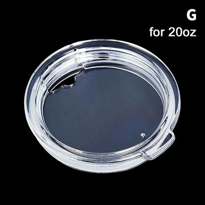 20/30oz Plastic Sealing Lids – Spill-Proof Splash Cover for Ozark, Trail, Arctic, Yeti Cups & Accessories