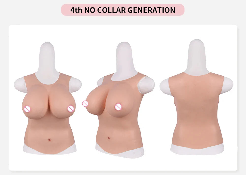 Eyung Silicone Fake Breasts – H Cup Crossdresser & Transgender Bodysuit Breastplate
