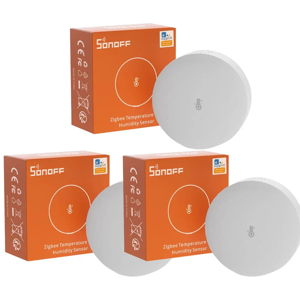 SONOFF SNZB-02P Zigbee Temperature & Humidity Sensor – Smart Home Thermometer, Works with Alexa, Google Home & SmartThings