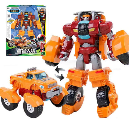 Galaxy Detectives Tobot Transformation Toy – Car to Robot Anime Figure, Korea Cartoon Deformation Tank Gift