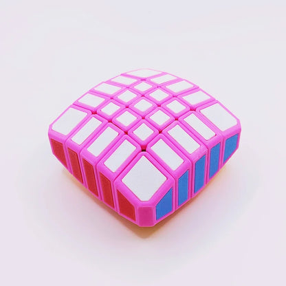 Zcube Zepuzzles 1×4×4 Floppy Cube Puzzle - 3D Printed Irregular Twisty Brain Teaser