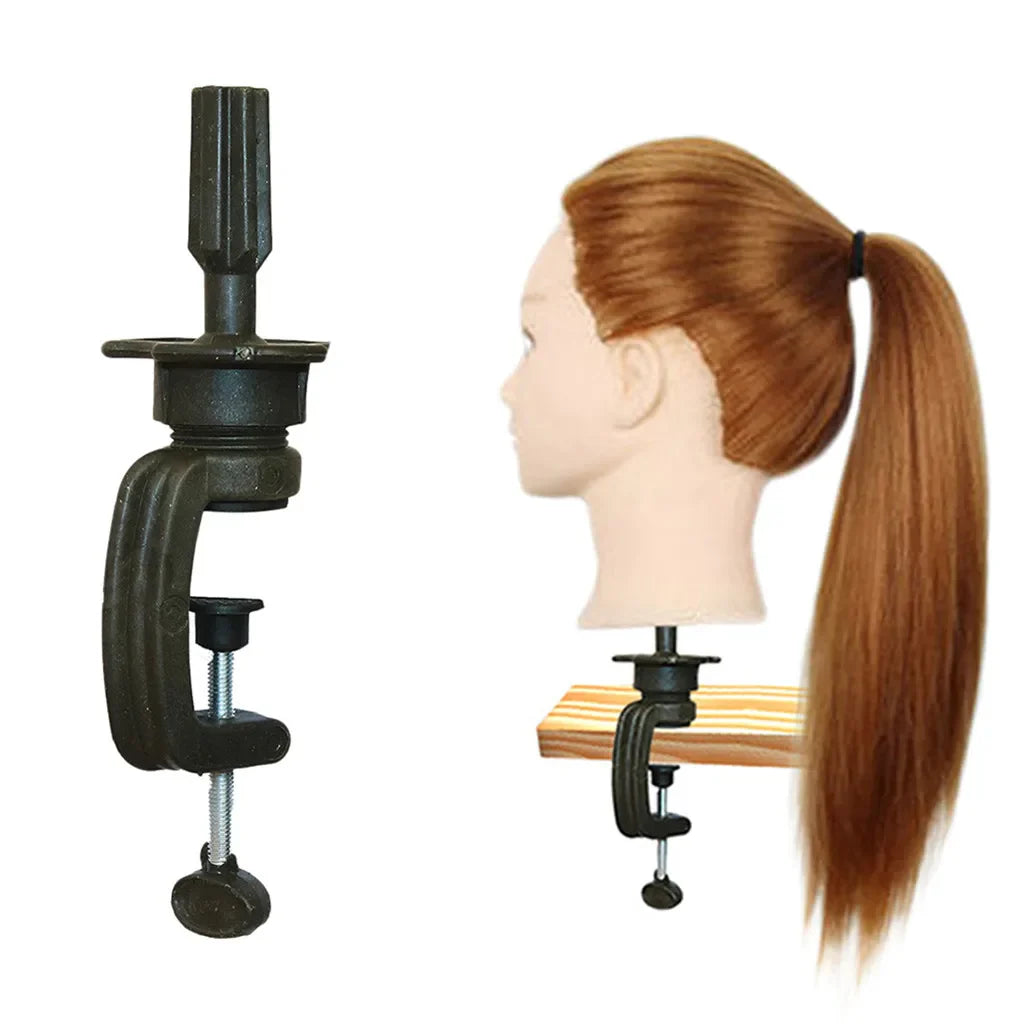 Adjustable Mannequin Head Wig Stand — Hairdressing Training Manikin Holder
