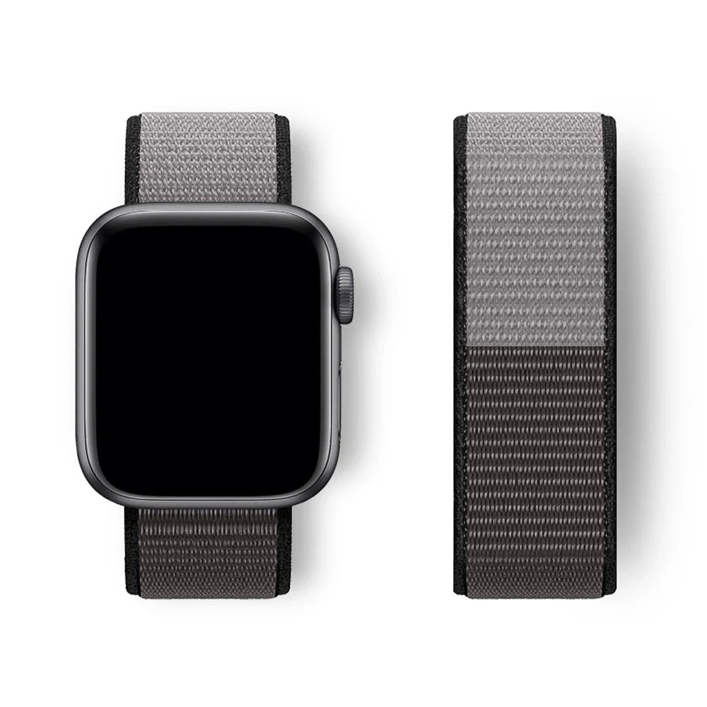 Sport Loop Strap for Apple Watch Band 40mm–49mm – Compatible with Series 3–10, SE & Ultra Adjustable Bracelet