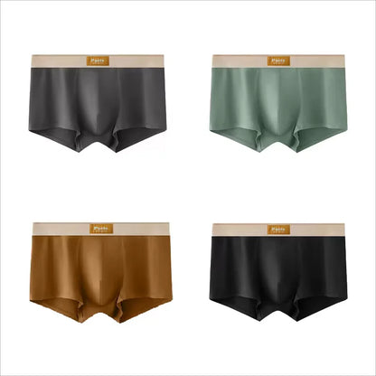 4PCS Men’s Cotton Boxer Shorts Set – Breathable Comfortable Underwear for Sports & Everyday Wear (L–7XL)