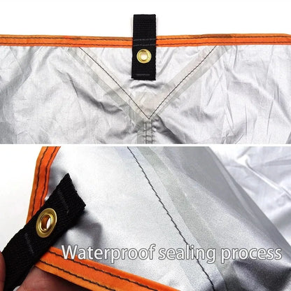 Waterproof Camping Tarp - Ultralight Outdoor Sunshade, Tent Awning, and Garden Canopy for Beach and Tourist Use