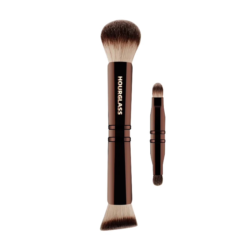 Hourglass No.24 Four-Head Multifunctional Makeup Brush – Loose Powder, Foundation, Concealer & Eyeshadow Brush
