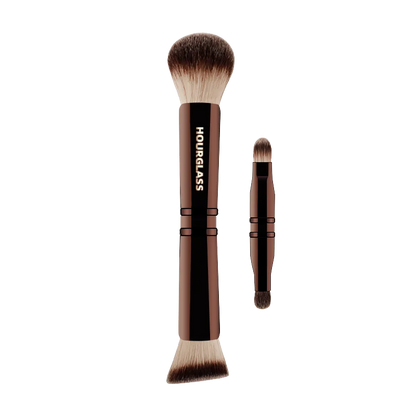 Hourglass No.24 Four-Head Multifunctional Makeup Brush – Loose Powder, Foundation, Concealer & Eyeshadow Brush