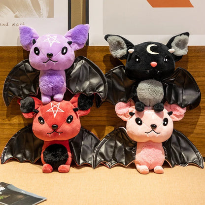 Cute Dark Series Bat Plush Doll – Halloween Party Decor, Festival Ornament & Household Gift