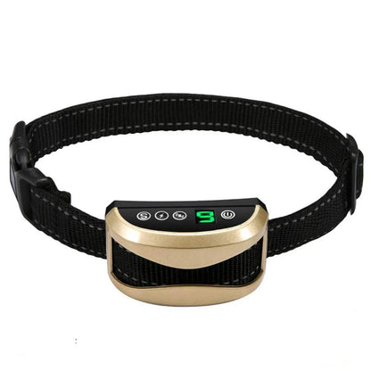 Rechargeable Anti-Bark Dog Training Collar Automatic Bark Control Device for Dog Behavior Training Adjustable No-Bark Collar Waterproof Pet Accessory